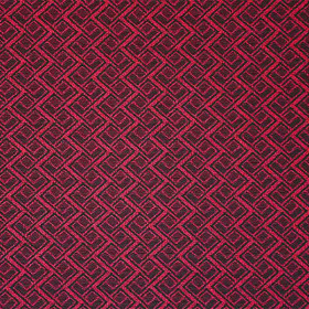 Tissu jacquard Corbusier rubis Casal