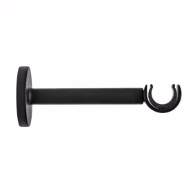 2 supports extensible mur et plafond Ø20 mm Noir Mat 110-160 mm