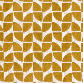 Tissu velours Oca ocre Casamance