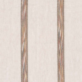 Voilage rayé Zana beige nude Casamance 286 cm