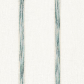 Voilage rayé Zana blanc celadon Casamance 286 cm