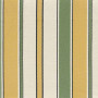 Tissu extérieur rayé Sorrente jaune vert Casamance