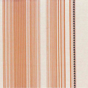 Tissu extérieur rayé Ravello orange Casamance