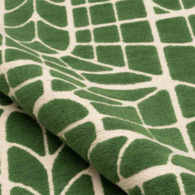 Tissu jacquard chenillé Kiosque 10980_75 Nobilis