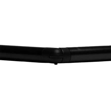 Connecteur D'Angle à Charnière Pour Tringle à Rideaux - Réglable 90-180° Noir - Lot De 2 Avec Tournevis