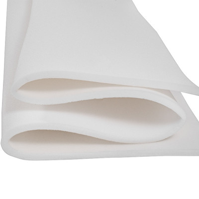 Tissu Mousse résille simple 6 mm Blanc - Par 10 cm