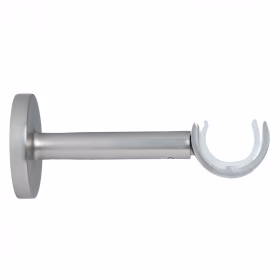 Support extensible mur et plafond Ø28 mm Alu Brossé 110-160 mm