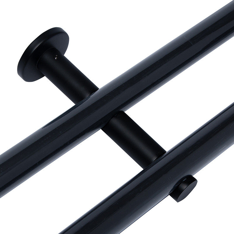 Mobois Support plat en métal Lofte D28 120 mm noir mat - Comparer avec