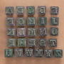 Jeu de 26 lettres alphabet Tandy Leather 4903-01