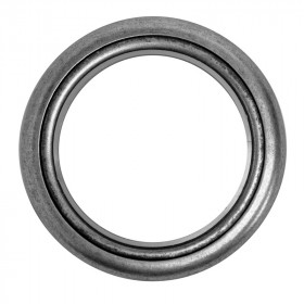 Anneau rideau avec bague silencieuse etain vieilli Ø41 mm
