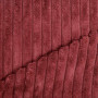 Tissu velours côtelé Azores rouge 14 Froca