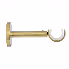 Support extensible mur et plafond Ø28 mm Décor Laiton Mat 110-160 mm