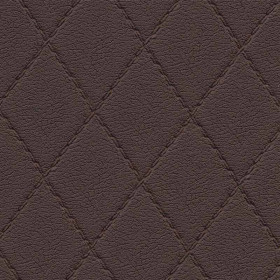 Simili cuir capitonné Soroma choco Skai