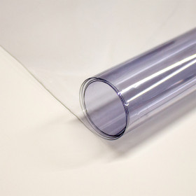 Plastique MARINE UV cristal souple transparent grande largeur 183 cm  épaisseur 0.5 mm (50/100)