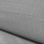 Toile grille textilène gris pour mobilier extérieur, le mètre