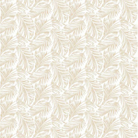 Tissu fleuri Vivace nacre Camengo