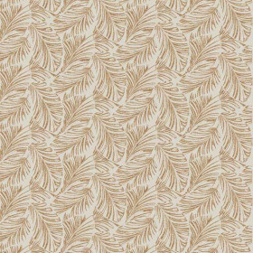 Tissu fleuri Vivace camel Camengo