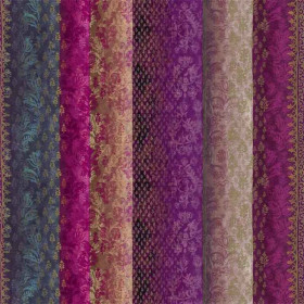 Tissu rayures Kasavu amethyst Designers Guild