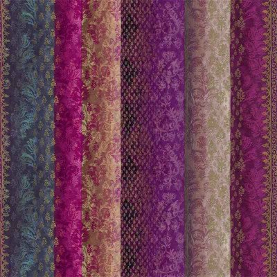 Tissu rayures Kasavu amethyst Designers Guild