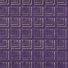 Tissu velours Frith violet Designers Guild