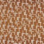 Tissu satin coton Dalles ambre Casamance