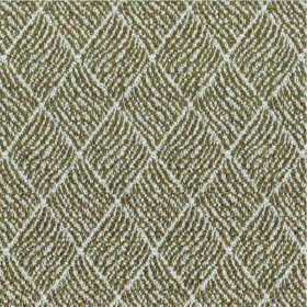 Tissu géométrique Elan olive Casamance