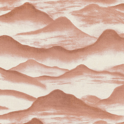 Tissu rideau Flou terracotta Casamance 293 cm