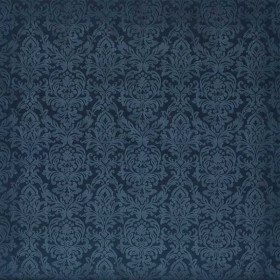 Tissu damas Hartfield sapphire Prestigious Textiles