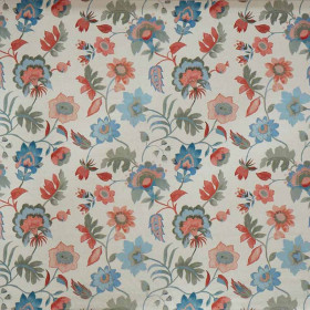 Tissu fleuri Fleur seashell Prestigious Textiles