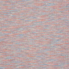 Tissu chevron Sienna coral Prestigious Textiles