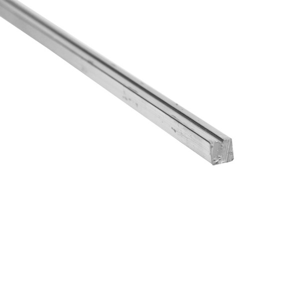 Axe carré en acier 1 mètre