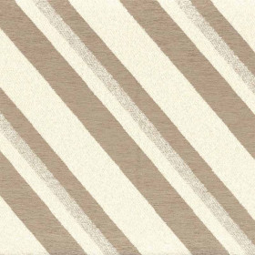 Tissu bouclette rayé Slalom beige Casamance