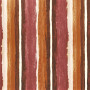 Tissu velours rayé Birkin terracotta Casamance