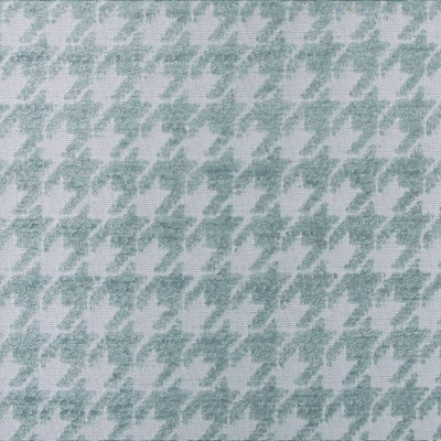 Tissu pied de poule Boston gris bleu Froca