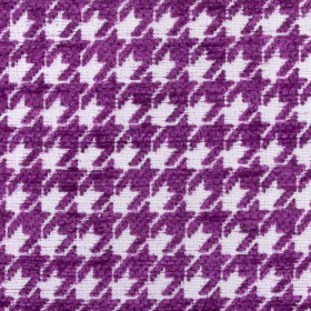 Tissu pied de poule Boston violet Froca