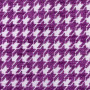 Tissu pied de poule Boston violet Froca