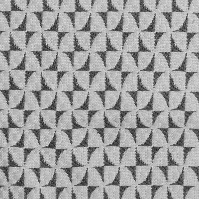 Tissu géométrique Vico gris foncé 3 Froca