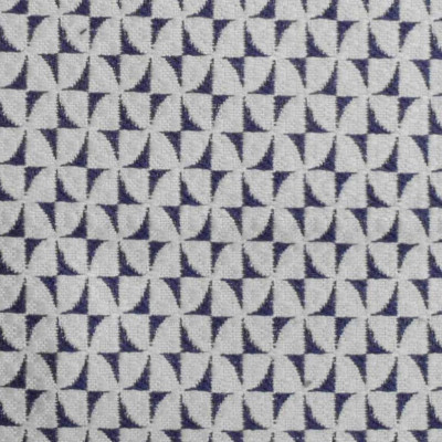 Tissu géométrique Vico bleu foncé 4 Froca
