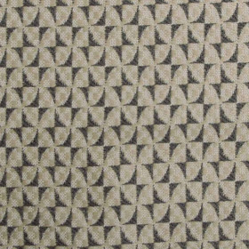 Tissu géométrique Vico gris/beige 6 Froca