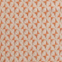 Tissu géométrique Vico orange 7 Froca