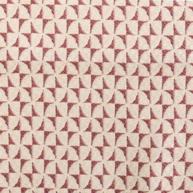 Tissu géométrique Vico rose 9 Froca