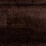 Tissu velours Fuji chocolat noir 10 Froca