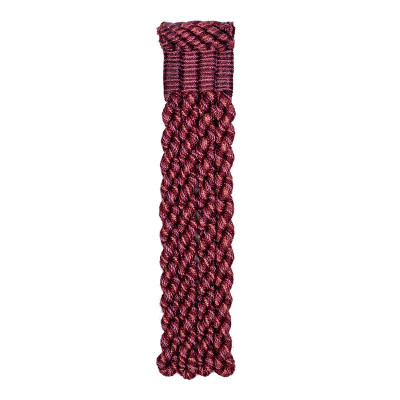 Frange torse moulinée 12 cm lie de vin 5812.0.019 PIDF