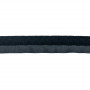 Passepoil velours noir 7 mm