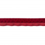 Passepoil velours rouge 7 mm