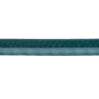 Passepoil velours bleu 7 mm