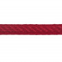 Galon tapissier torsadé rouge 14 mm
