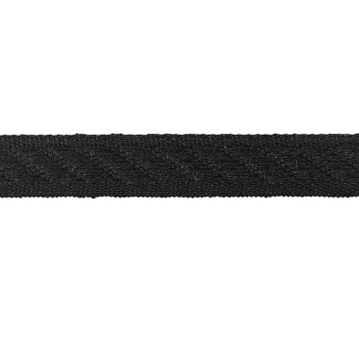 Galon tapissier torsadé noir 14 mm