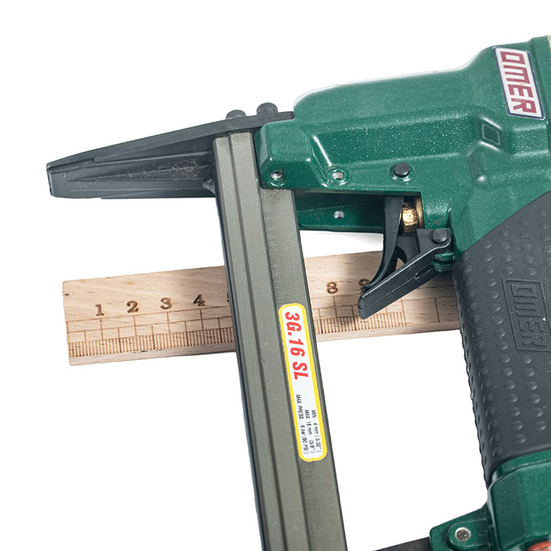 BeA 380/14-450AL Type 80 Automatic Long Nose Upholstery Air Stapler - 6