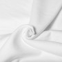 Molleton coton blanc largeur 160 cm